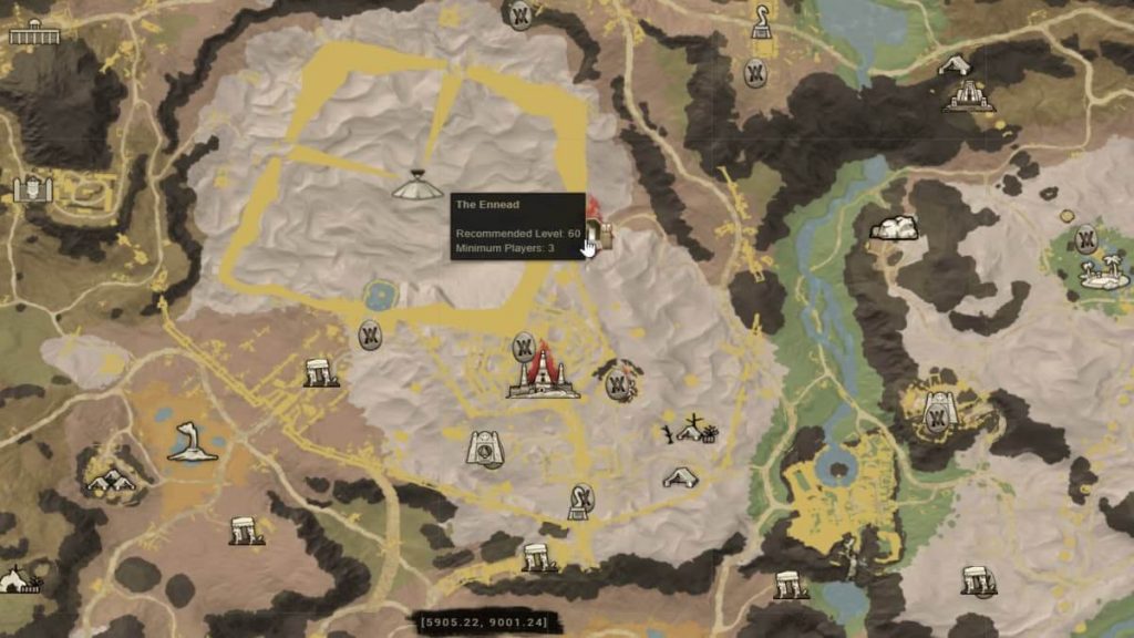 New World Ennead Expedition Location