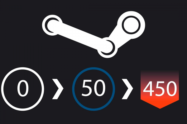 how to level up steam account